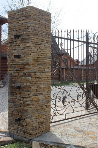 Kamenclub.ru: Песчаник (хворост) art PSG-5-06  купить в Московской области    1 900 руб/кв.м   фото КАМЕНЬ КЛУБ