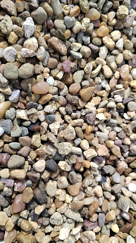 Kamenclub.ru: Галька окат (серо-желтая) фр.5-10 мм. купить  в Московской области галька речная рыжий, желтый, рыжий, серо-желтый речная окатанная галька декоративная 5000 руб/т   фото КАМЕНЬ КЛУБ