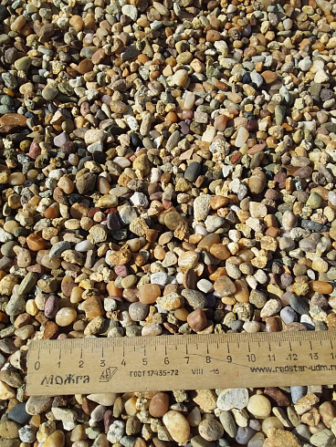 Kamenclub.ru: Галька окат (серо-желтая) фр.5-10 мм. купить  в Московской области галька речная рыжий, желтый, рыжий, серо-желтый речная окатанная галька декоративная 5000 руб/т   фото КАМЕНЬ КЛУБ