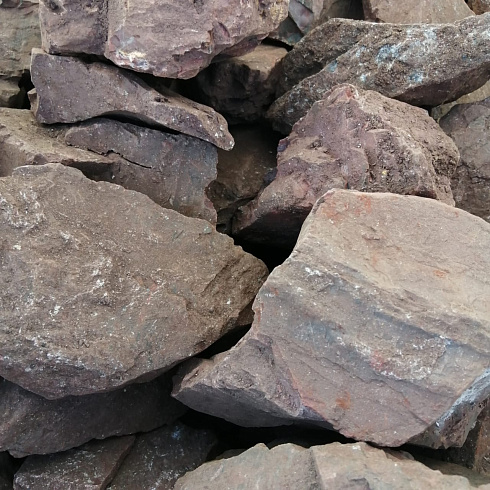 фото Яшма красная  (фр. 70-100 мм)  купить в Московской области в интернет-портале КАМЕНЬ КЛУБ