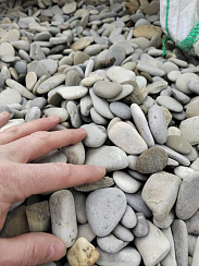 Галька черноморская фр. 40-70 мм.  купить в Московской области фото Камень Клуб