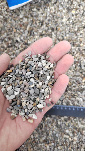 фото Галька черноморская фр. 3-5 мм. купить в Московской области  в интернет-портале КАМЕНЬ КЛУБ