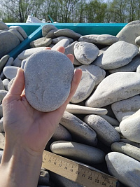 Галька черноморская фр. 100-150 мм.  купить в Московской области фото Камень Клуб