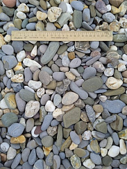 Галька Крымский берег МИКС фр. 20-40 мм.  купить в Московской области фото Камень Клуб