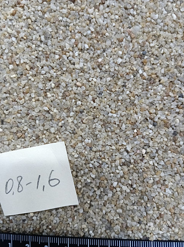 Кварцевый песок для пескоструйных работ фр. 0,8-1,6 мм.  купить в Московской области фото Камень Клуб