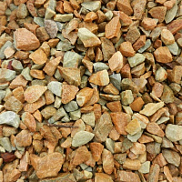 Kamenclub.ru: Щебень крошка желтый (ЗЛАТОЛИТ) фр. 40-70 мм.  купить в Московской области златолит мрамор бежевый, золотистый, желтый декоративный щебень  12000 руб/т   фото КАМЕНЬ КЛУБ