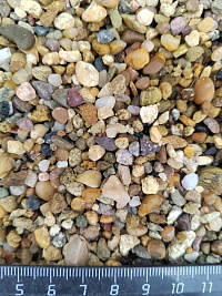 Галька речная окат (рыжая) фр.3-5 мм купить в Московской области  фото, отзывы на сайте Камень Клуб