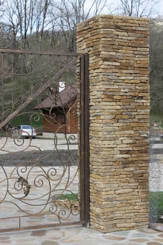 Kamenclub.ru: Песчаник (хворост) art PSG-5-06  купить в Московской области    1 900 руб/кв.м   фото КАМЕНЬ КЛУБ