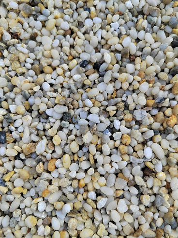 фото Галька крымская жемчужная фр. 3-5 мм. купить в Московской области  в интернет-портале КАМЕНЬ КЛУБ
