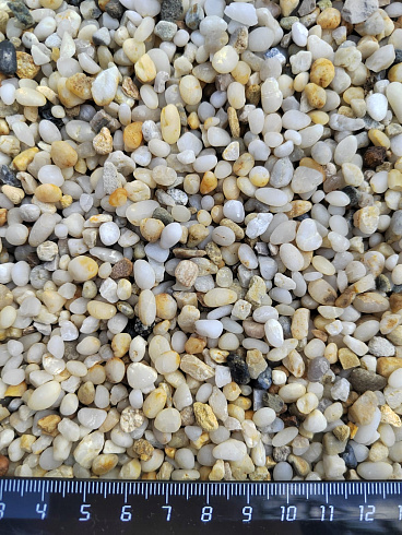 фото Галька крымская жемчужная фр. 3-5 мм. купить в Московской области  в интернет-портале КАМЕНЬ КЛУБ