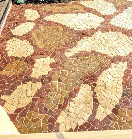 Kamenclub.ru: Песчаник брусчатка (Готика) art PSK-L-01  купить в Московской области    2600 руб/кв.м    фото КАМЕНЬ КЛУБ