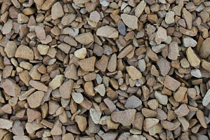 Kamenclub.ru: Щебень крошка желтый (песчаник) фр. 10-20 мм.  купить в Московской области песчаник бежевый, серый, рыжий декоративный ландшафтный щебень колотый 9500 руб/т   фото КАМЕНЬ КЛУБ