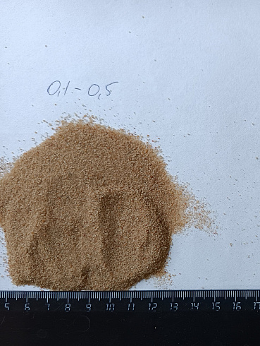 Кварцевый песок для площадок фр. 0,1-0,5 мм.  купить в Московской области фото Камень Клуб