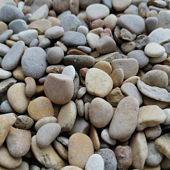 Галька каспийская фр. 3-10 мм.  купить в Московской области фото Камень Клуб