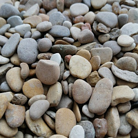 Галька каспийская фр. 3-10 мм.  купить в Московской области фото Камень Клуб