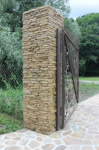 Kamenclub.ru: Песчаник (хворост) art PSG-5-06  купить в Московской области    1 900 руб/кв.м   фото КАМЕНЬ КЛУБ