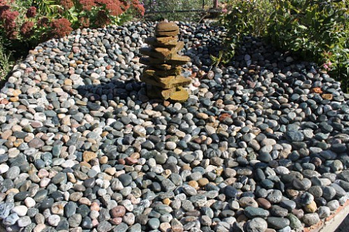 Kamenclub.ru: Галька окат (цветная картошка) фр. 50-100 мм. купить  в Московской области галька природная окатанная серый белый цветной синий темно-серый коричневый округлый галечник окатанный 6800 руб/т   фото КАМЕНЬ КЛУБ