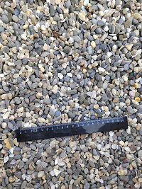 Галька крымская прибрежная фр. 5-10 мм.  купить в Московской области фото Камень Клуб