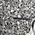 Kamenclub.ru: Щебень галтованный черный (мрамор) фр.40-70 мм.  купить в Московской области мрамор черный с белыми прожилками, черный, белый щебень галтованный округлый 13500 руб/т   фото КАМЕНЬ КЛУБ