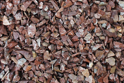 Kamenclub.ru: Мраморная крошка (щебень крошка розовый) фр. 40-70 мм.  купить в Московской области мрамр розовый, красный мраморный декоративный 11000 руб/т   фото КАМЕНЬ КЛУБ